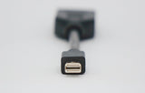 Mini DisplayPort to DisplayPort Adapter - Black - 0.5 Feet